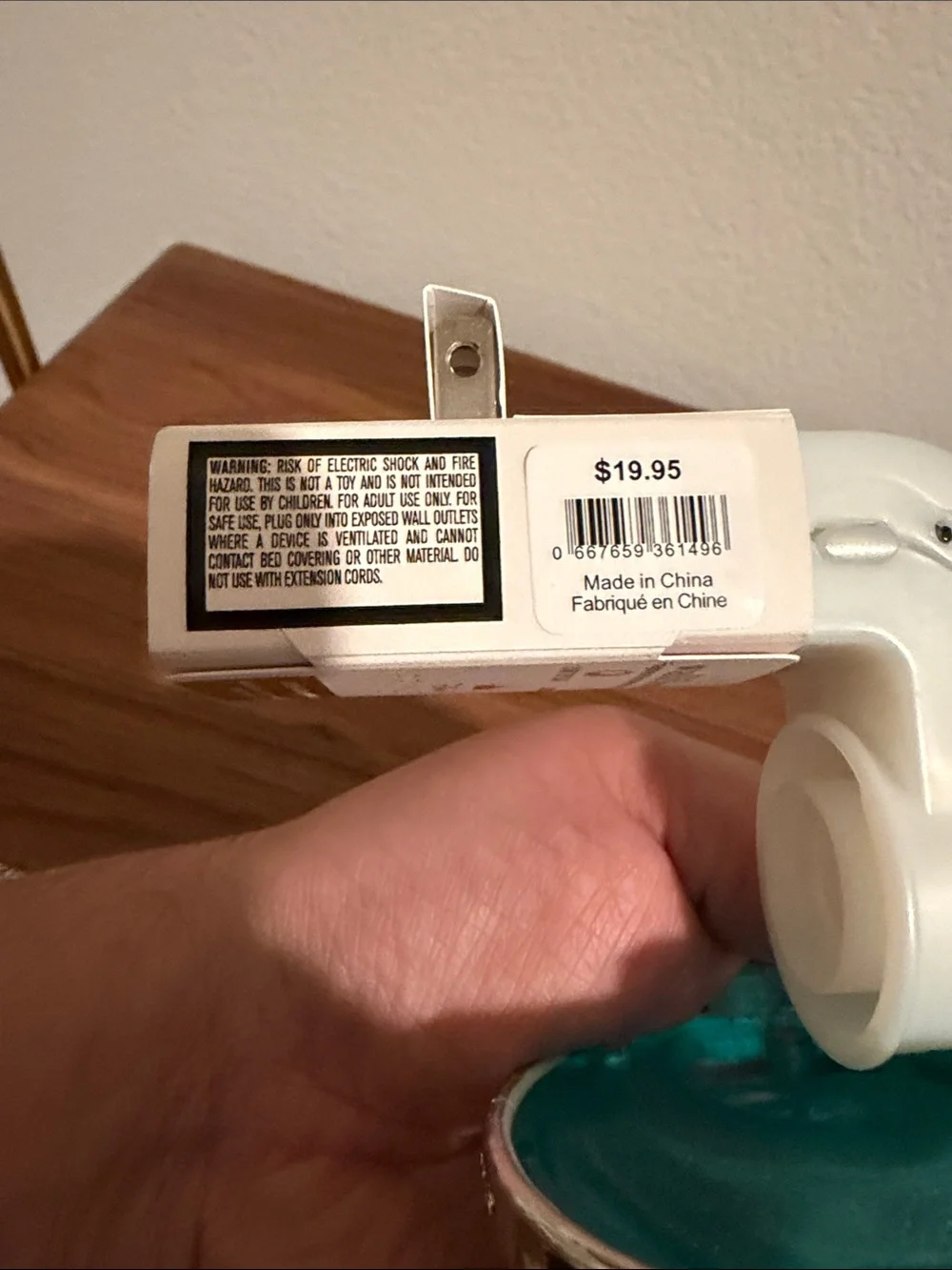 Bath & Body Works Moana Turquoise Swirl Wall Accent with Coral Flowers
